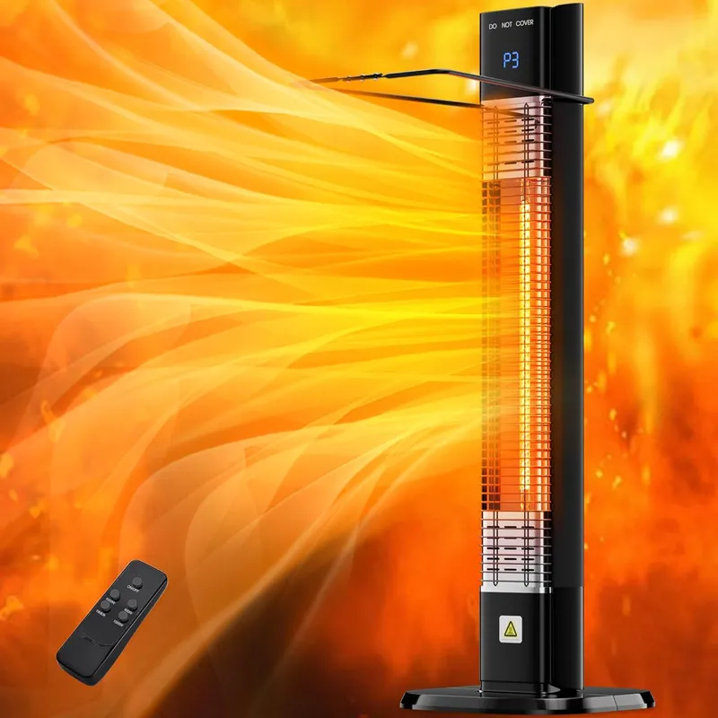 Mountman 1500W Outdoor Heater,Patio Heater with Remote