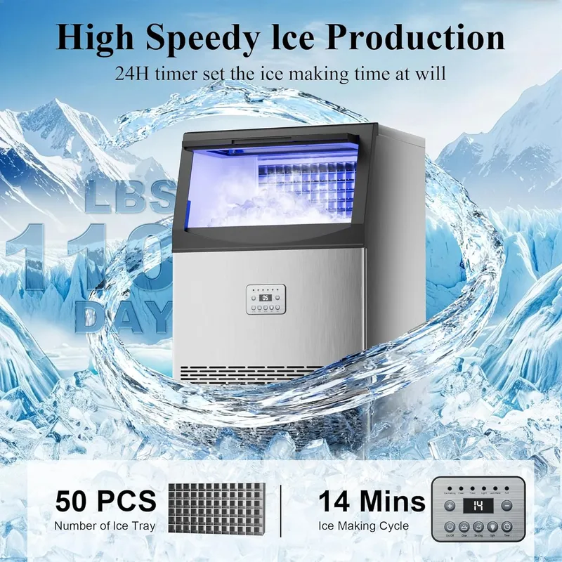 Mountman Stainless Steel Ice Machine